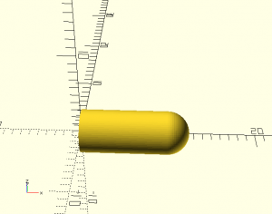openscad hollow cylinder